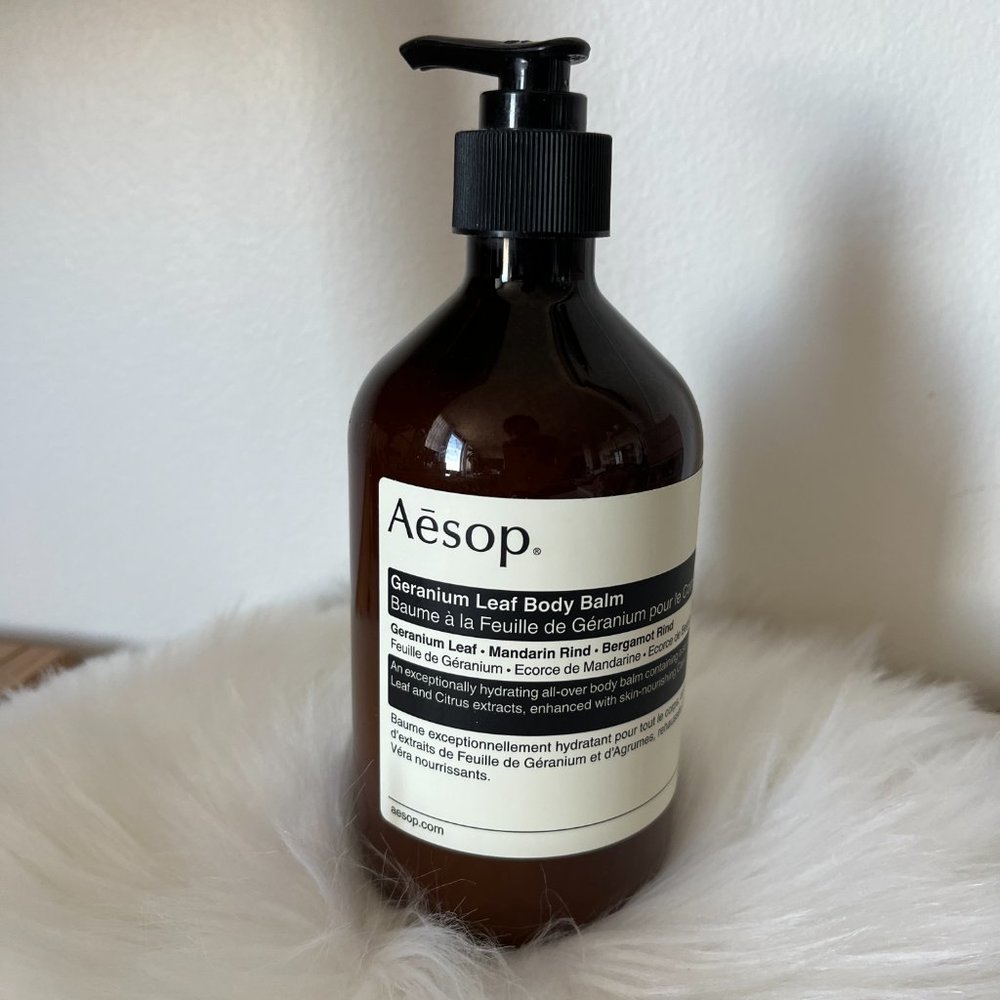 Aesop Body Balm ✧ Geranium Leaf 16.5oz ✧ Unopened